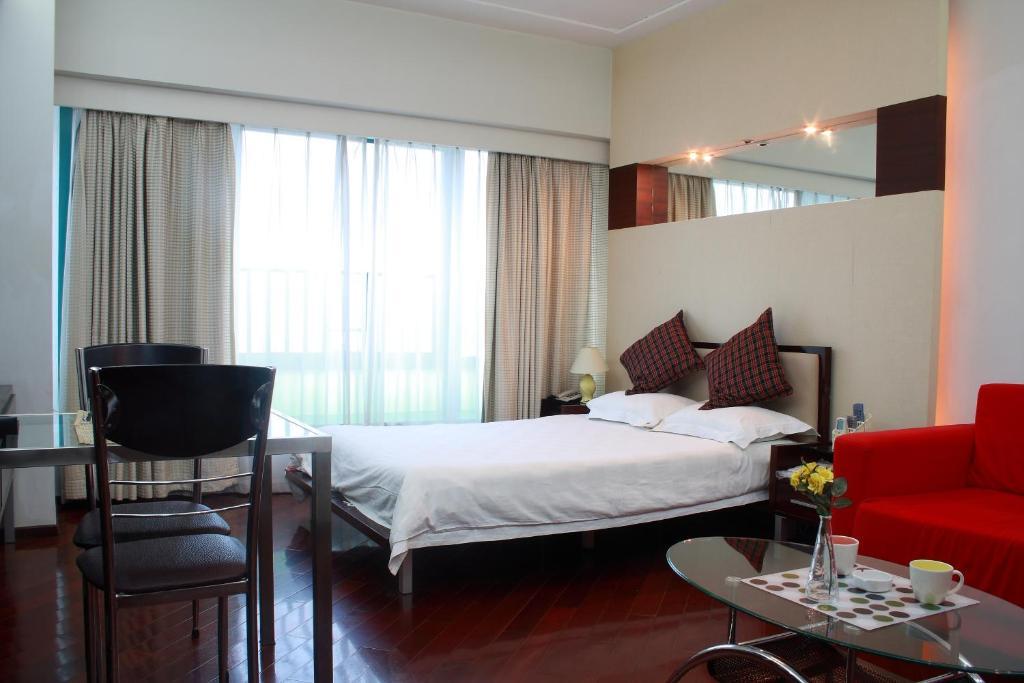 Shanghai Skiline World Union Service Apartment Екстер'єр фото